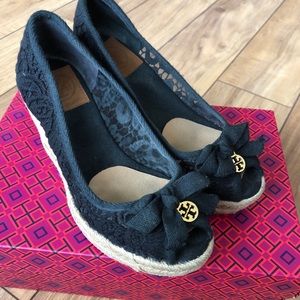 Tory Burch Jackie Wedge Espadrille Wedges